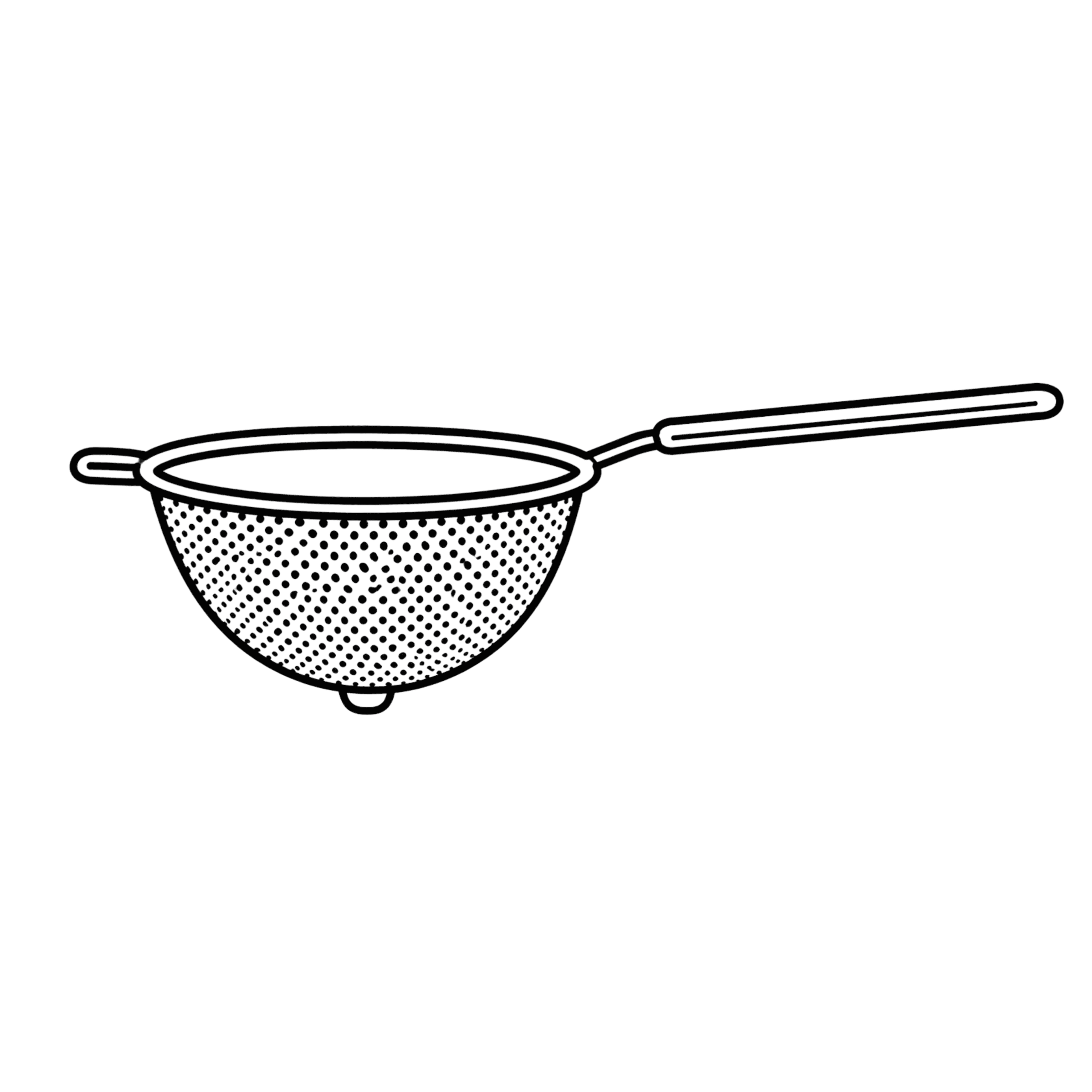 Fine mesh strainer