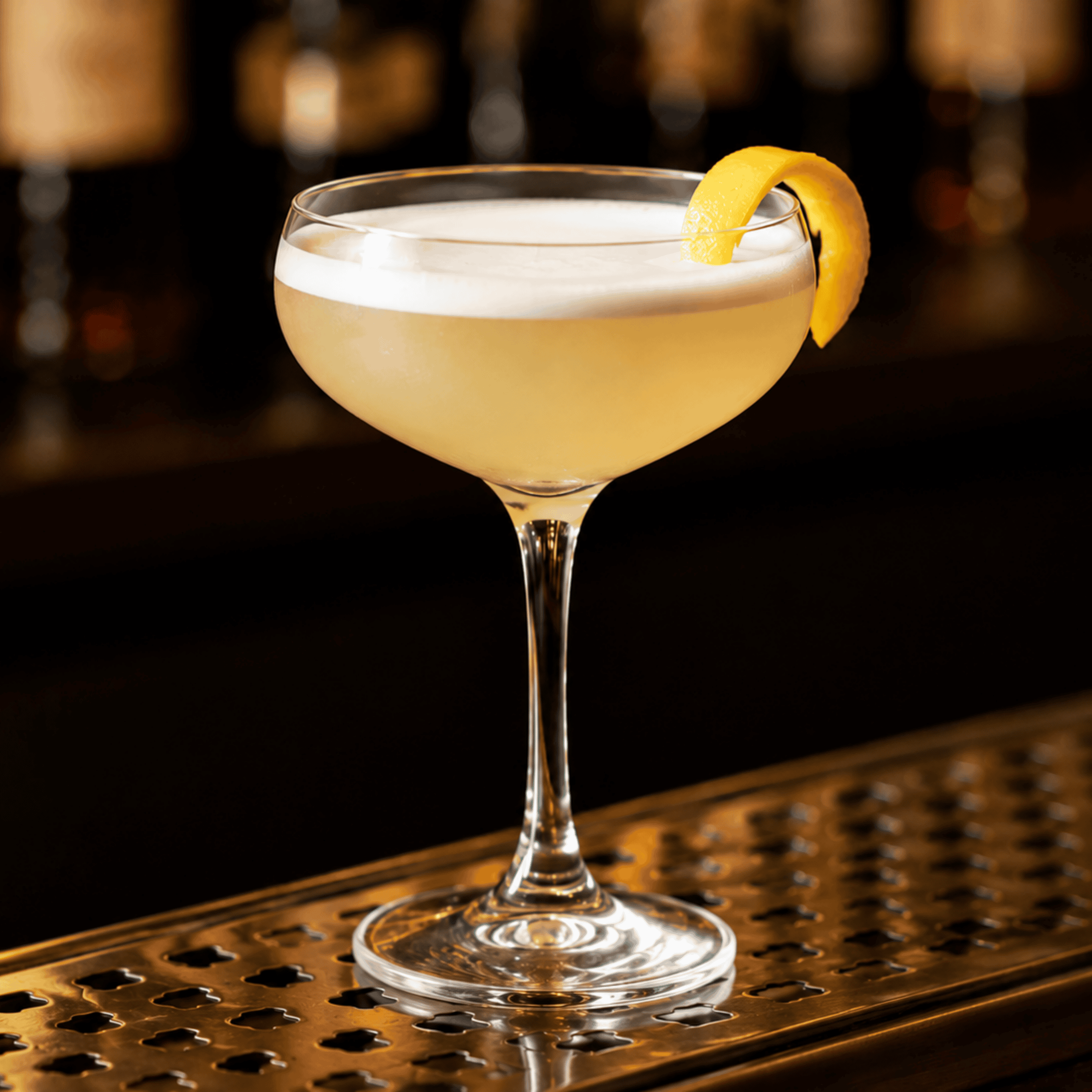 Double strained cocktail