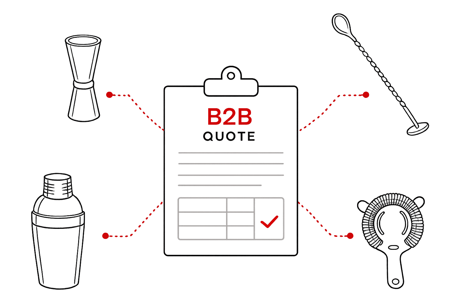 B2B Quote — professional bar tools for business