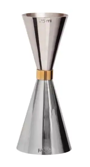 bartools - Mezclar Preciso Gold Banded Jigger 25:50ml
