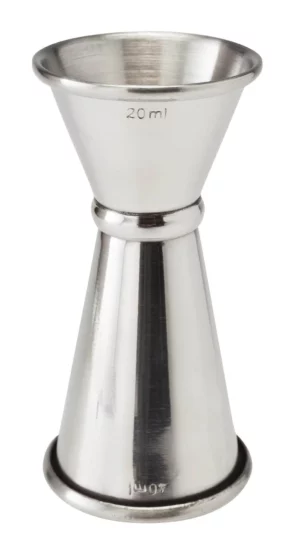 bartools Stainless Steel Banded Jigger Measure 20:40ml