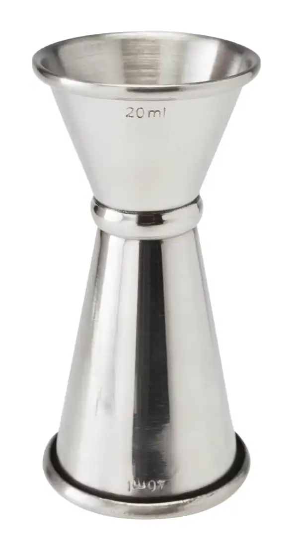 bartools Stainless Steel Banded Jigger Measure 20:40ml