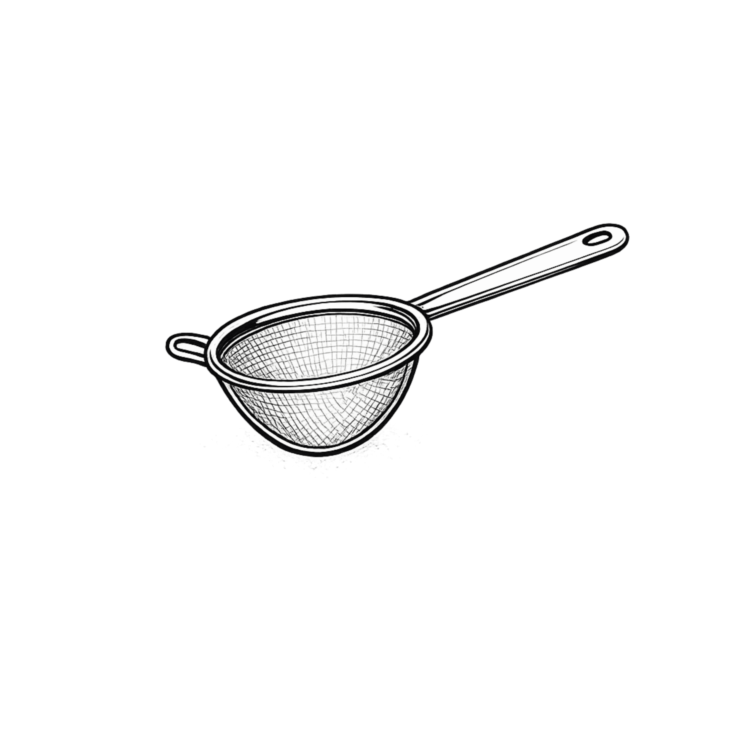 Fine mesh strainer