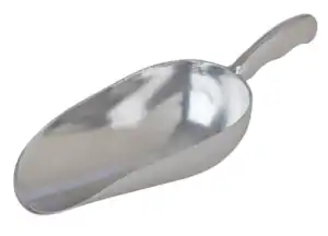 Professional Bar Ice Scoop 12oz - Aluminium