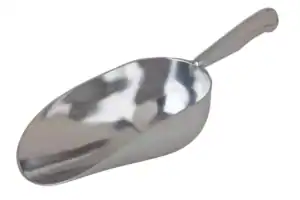 Professional Bar Ice Scoop 5oz - Aluminium