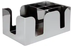 Professional Bar Organiser (Bar Caddy) Chrome